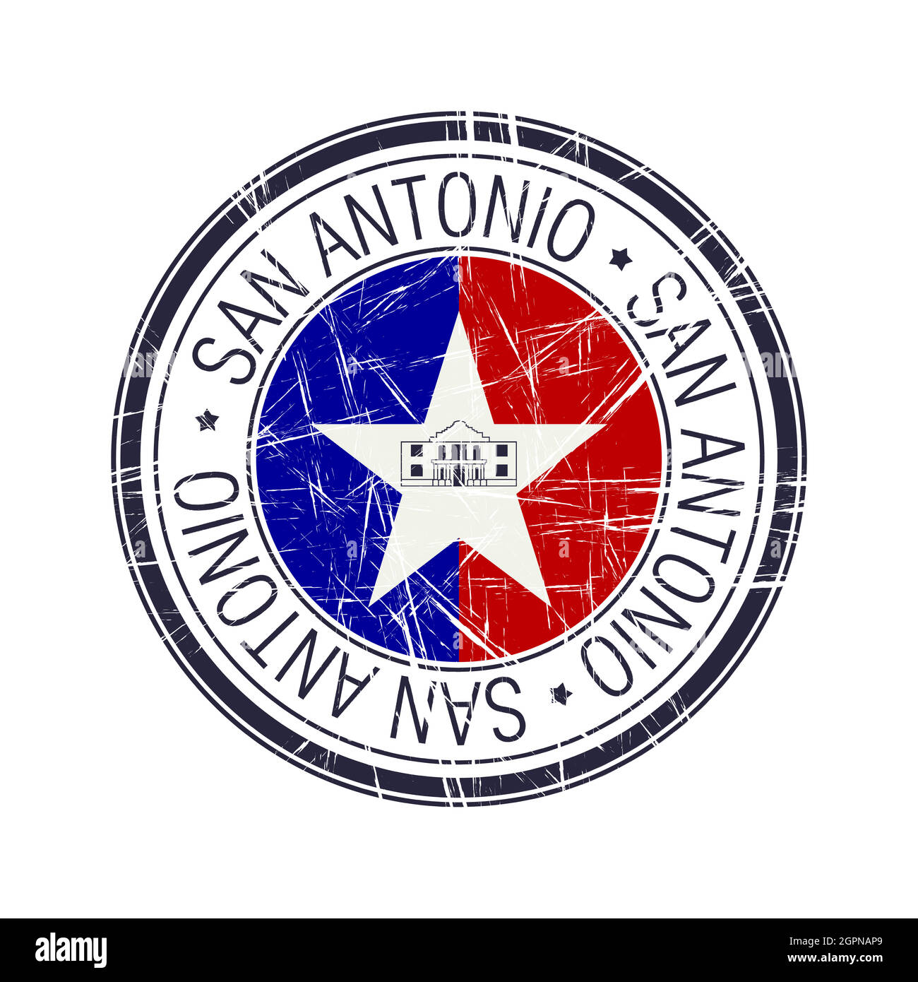 City of San Antonio, Texas vector stamp Stock Vector Image & Art Alamy