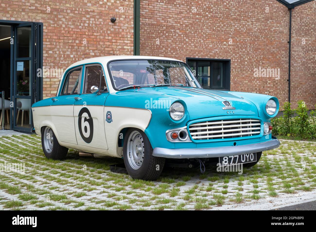1961 Standard Vanguard at Bicester heritage centre sunday scramble event. Bicester, Oxfordshire, England Stock Photo