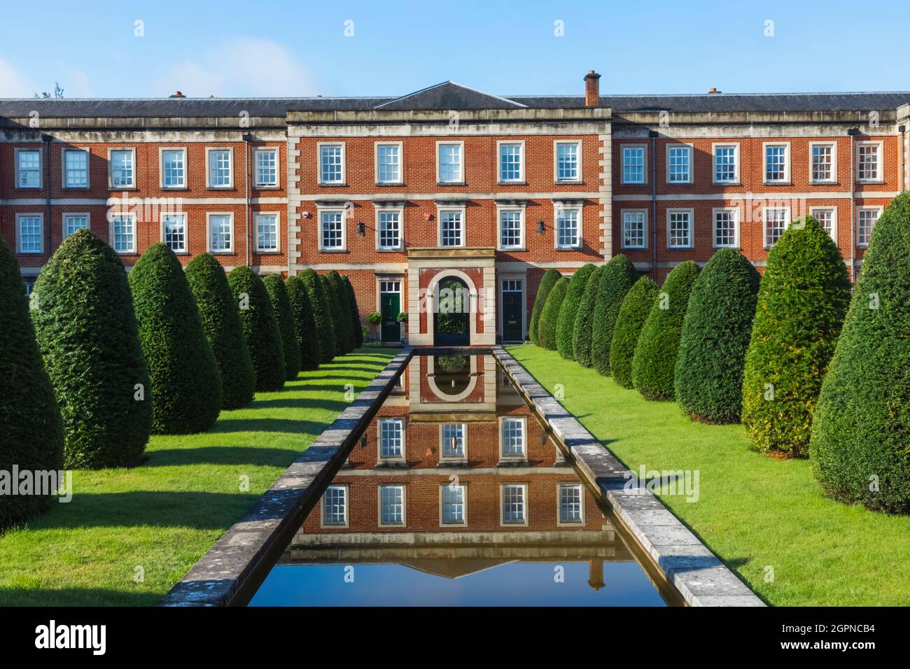 England, Winchester, Peninsular Barracks, Peninsular Square, Apartments Converted from Former