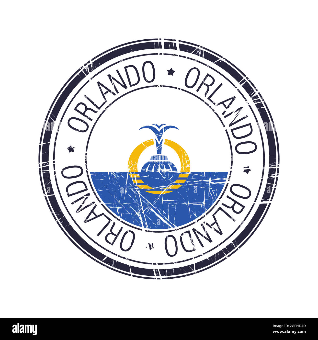 City of Orlando, Florida vector stamp Stock Vector Image & Art Alamy