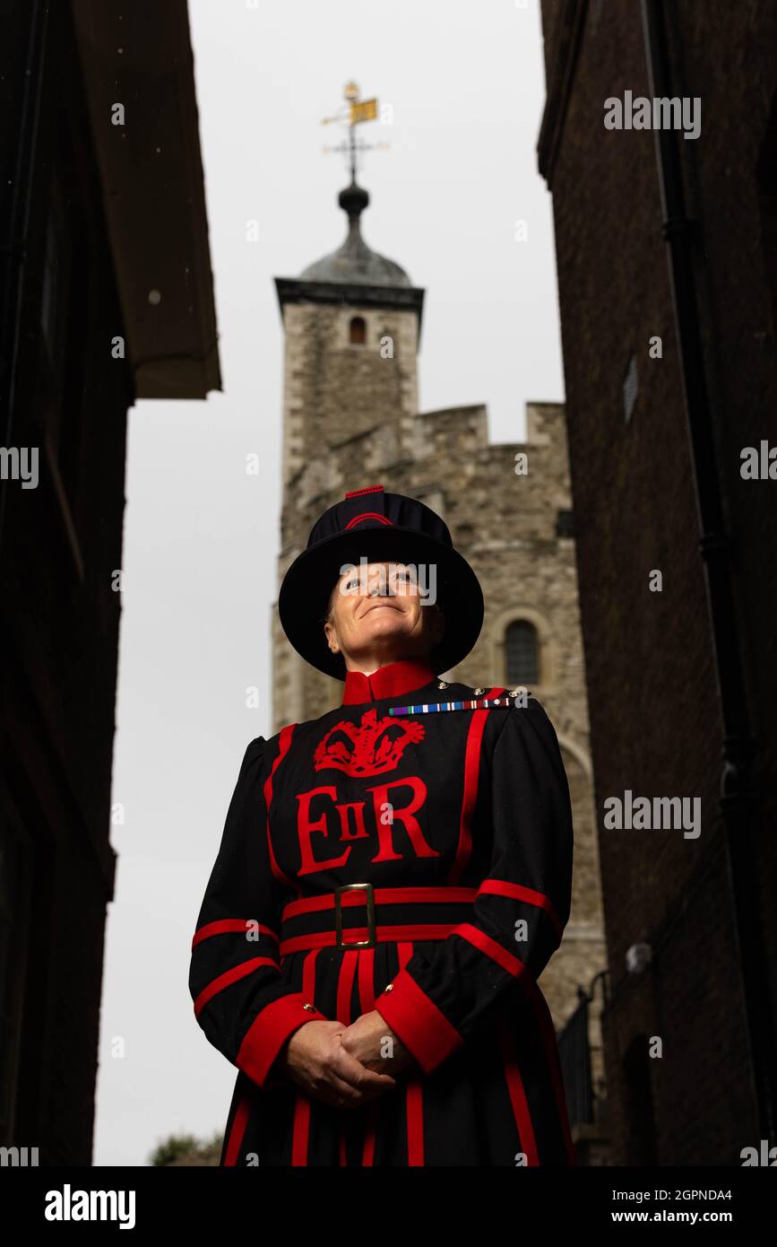 Emma Rousell, from Derby, becomes one of the newest Yeoman Warders at ...