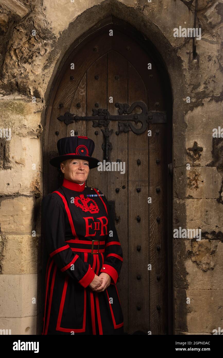 Emma Rousell, from Derby, becomes one of the newest Yeoman Warders at ...