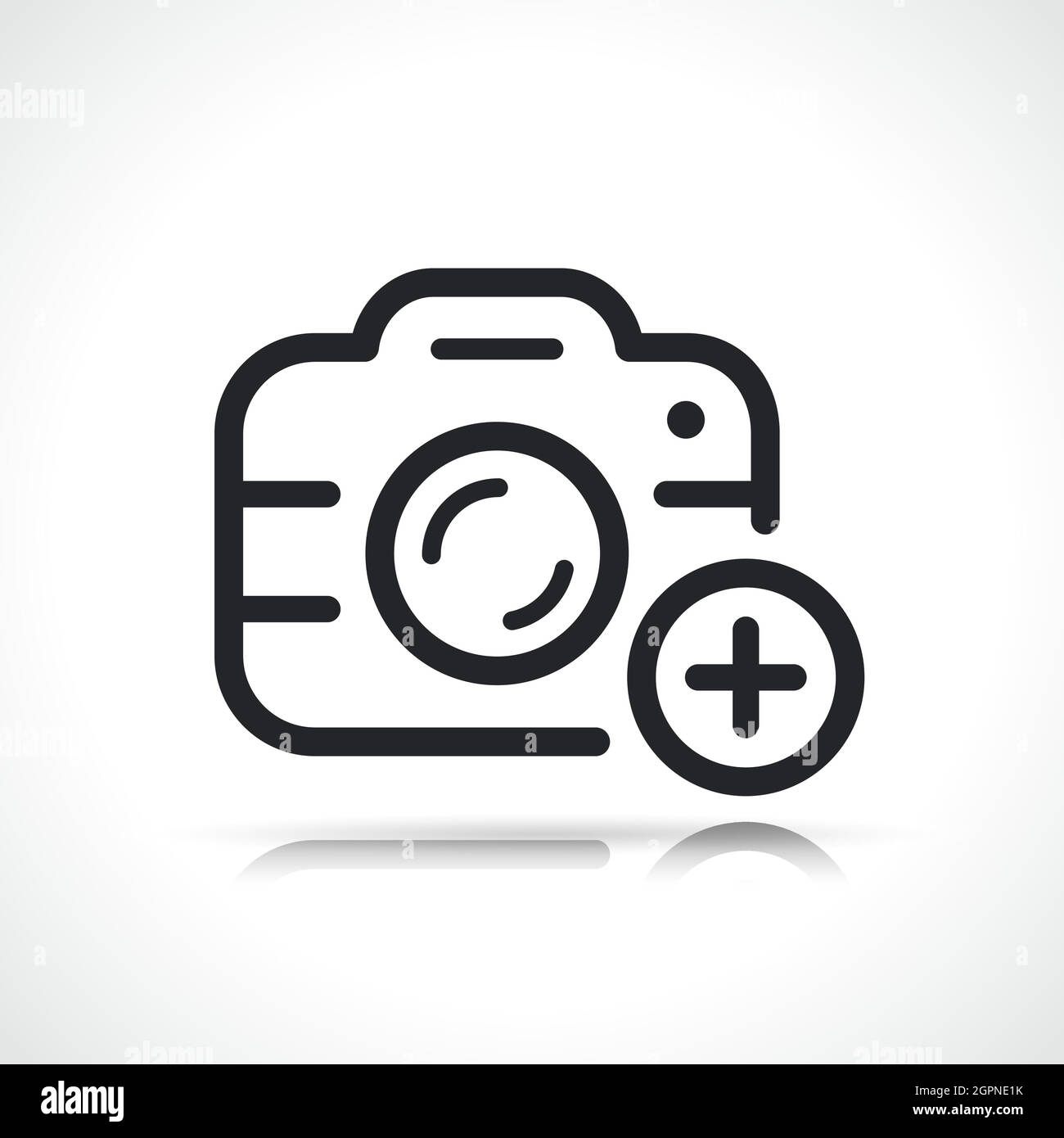 add or upload photo icon Stock Vector