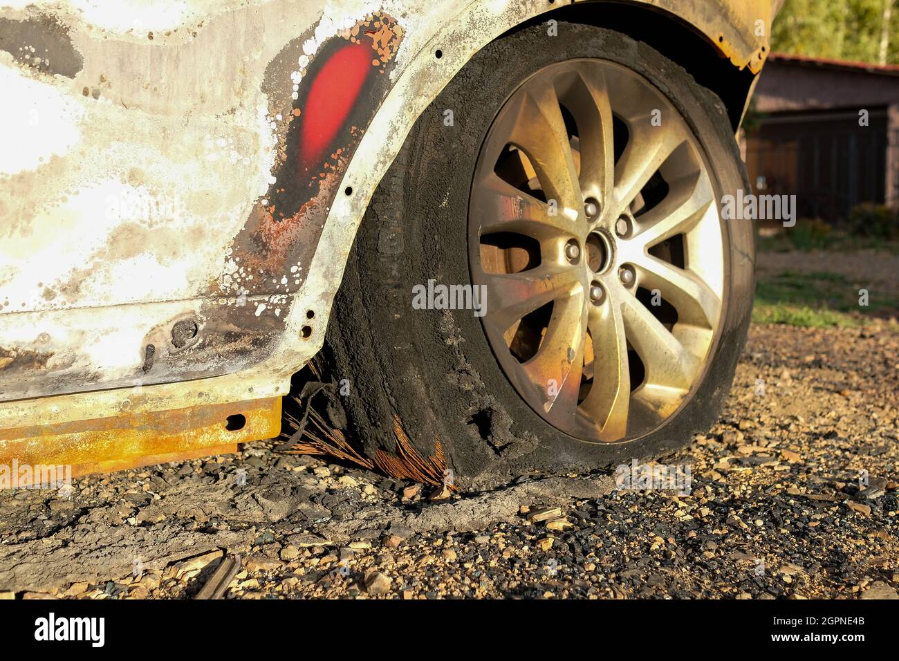 Burnt Wheel High Resolution Stock Photography and Images - Alamy