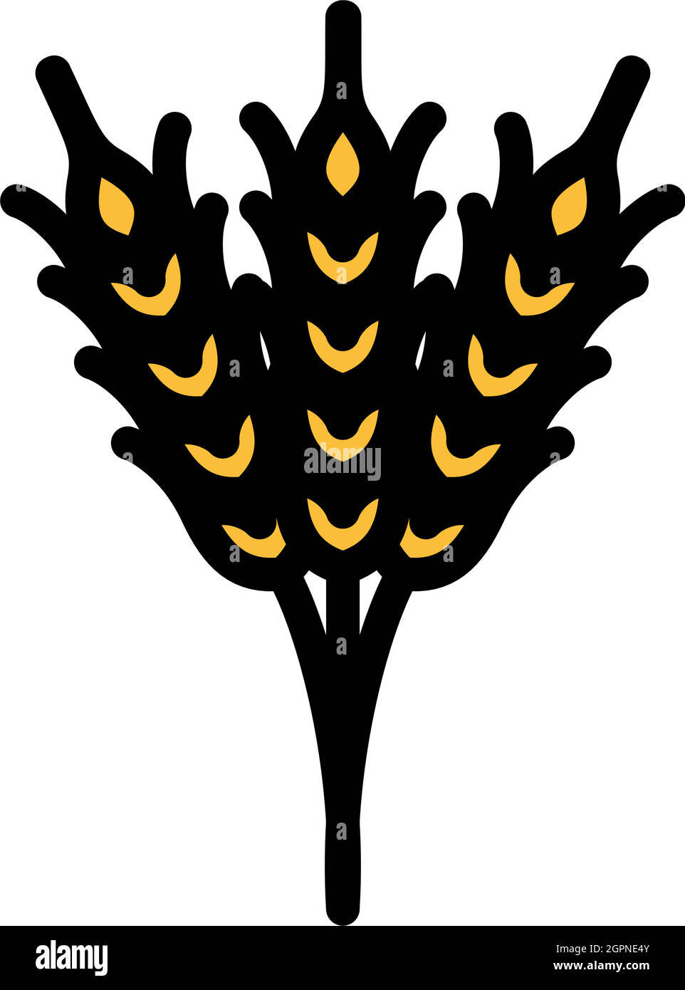 Wheat Icon Stock Vector