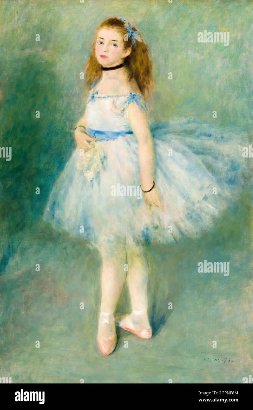 Pierre Auguste Renoir, The Dancer, painting, 1874 Stock Photo