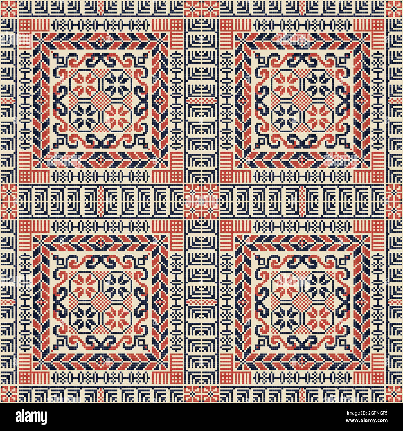 Palestinian Pattern Palestinian embroidery pattern Stock Vector Image & Art - Alamy