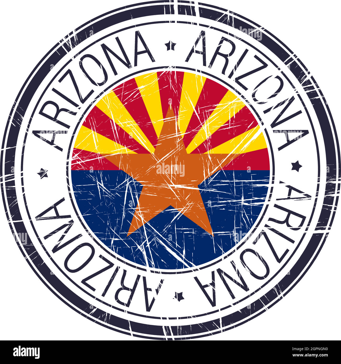 Arizona rubber stamp Stock Vector Image & Art - Alamy