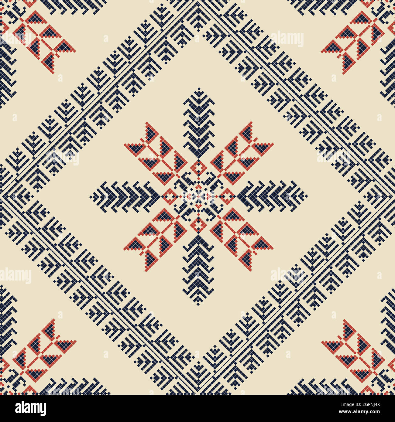 Palestinian embroidery pattern Stock Vector Image &amp; Art - Alamy
