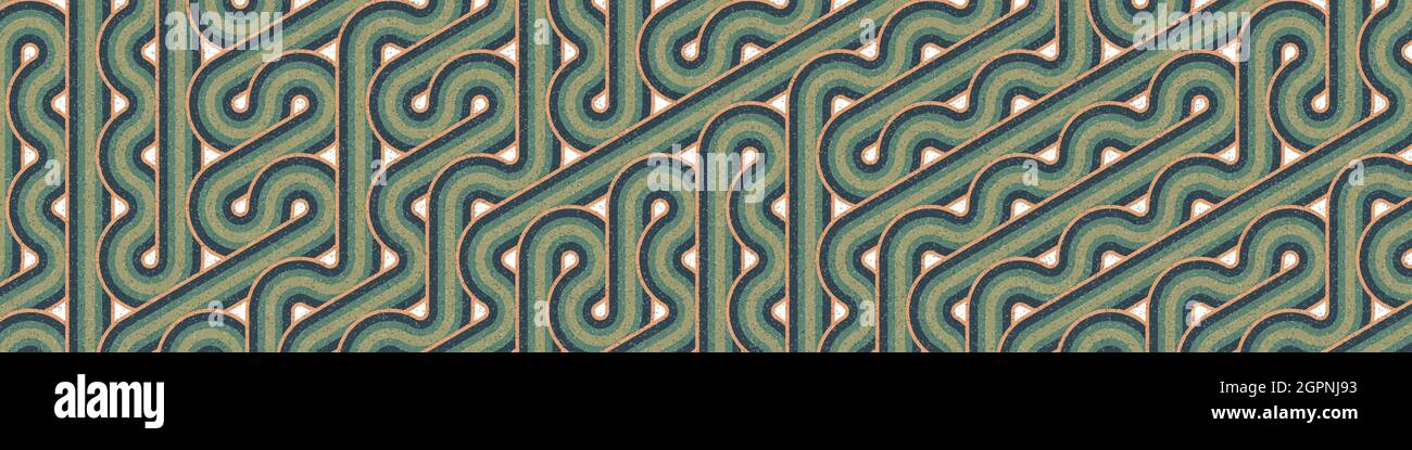 Computer-generated Hexagon Tile Connection art background design illustration Stock Vector