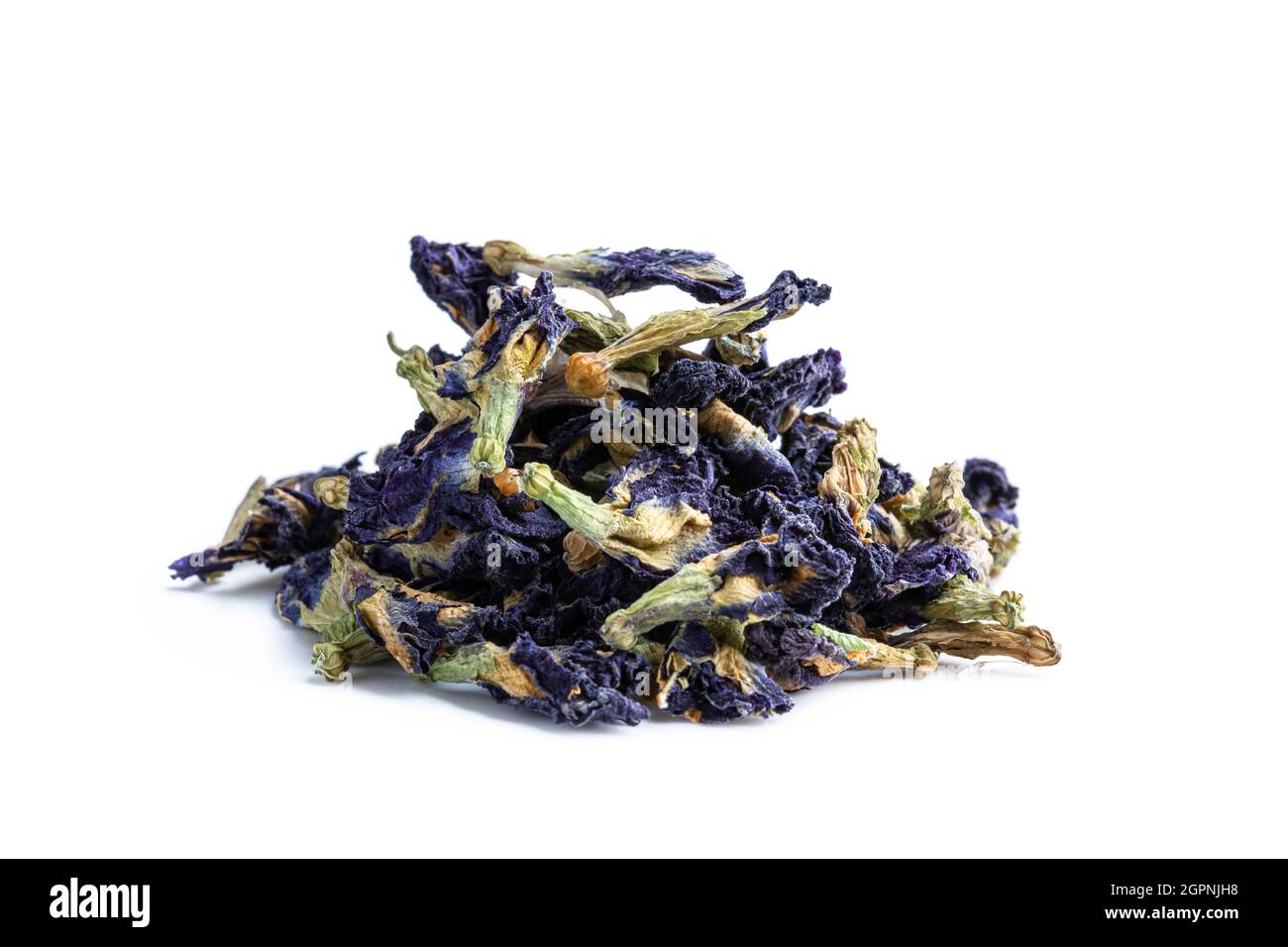 Butterfly pea flower tea isolated on white Stock Photo Alamy