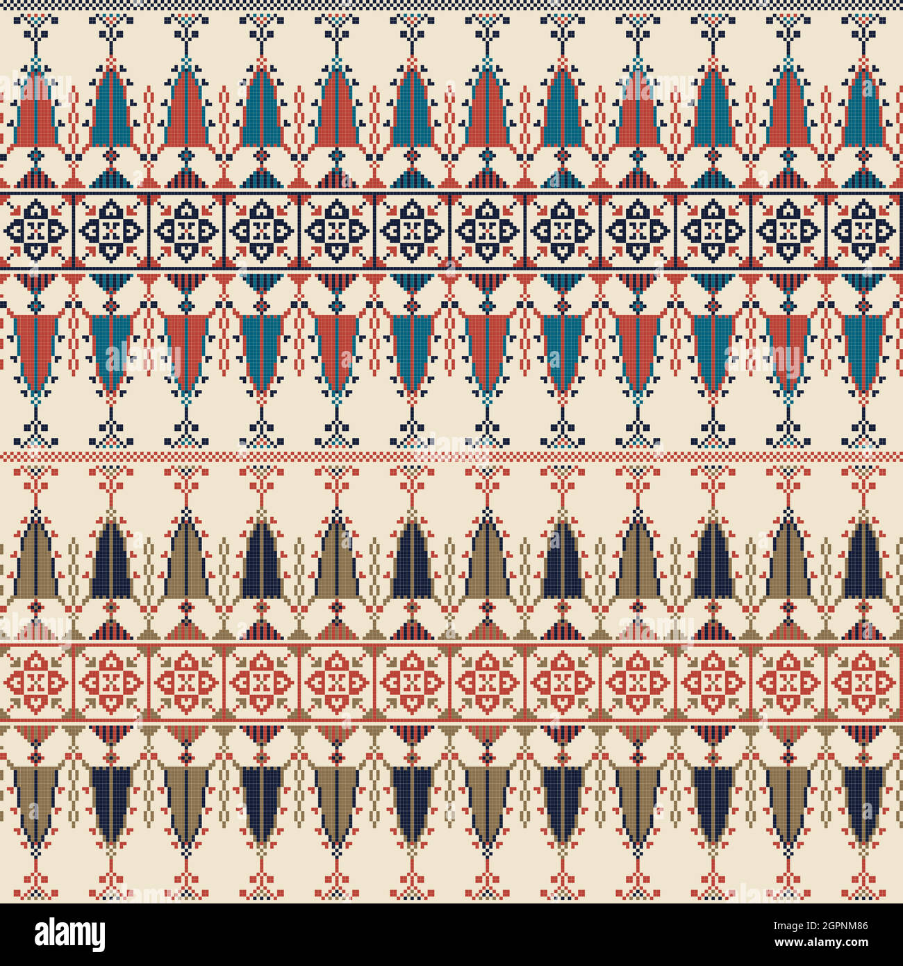 Palestinian embroidery pattern Stock Vector Image & Art - Alamy