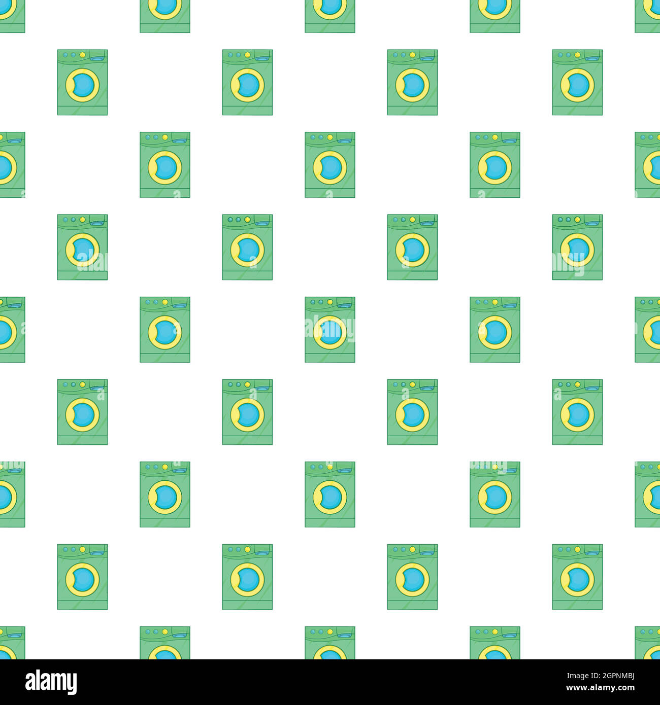 Seamless washing machine pattern hi-res stock photography and