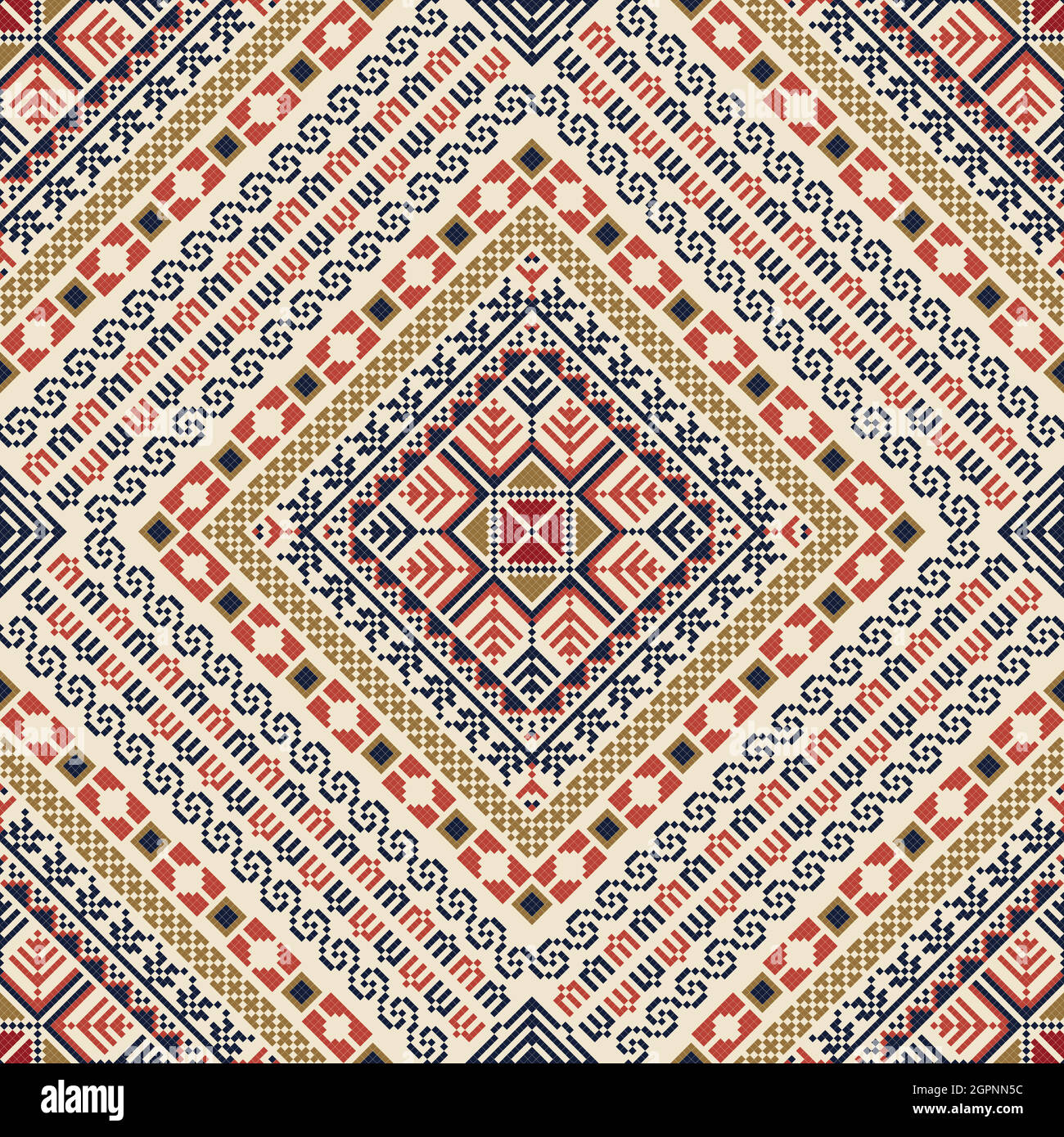 Palestinian embroidery pattern Stock Vector Image & Art - Alamy