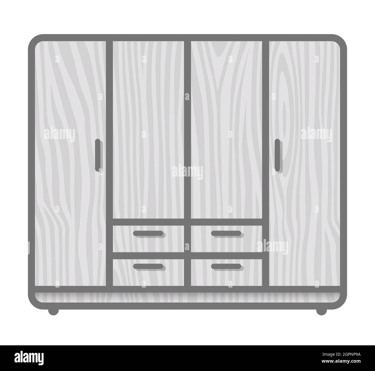 Cartoon wardrobe Black and White Stock Photos & Images Alamy