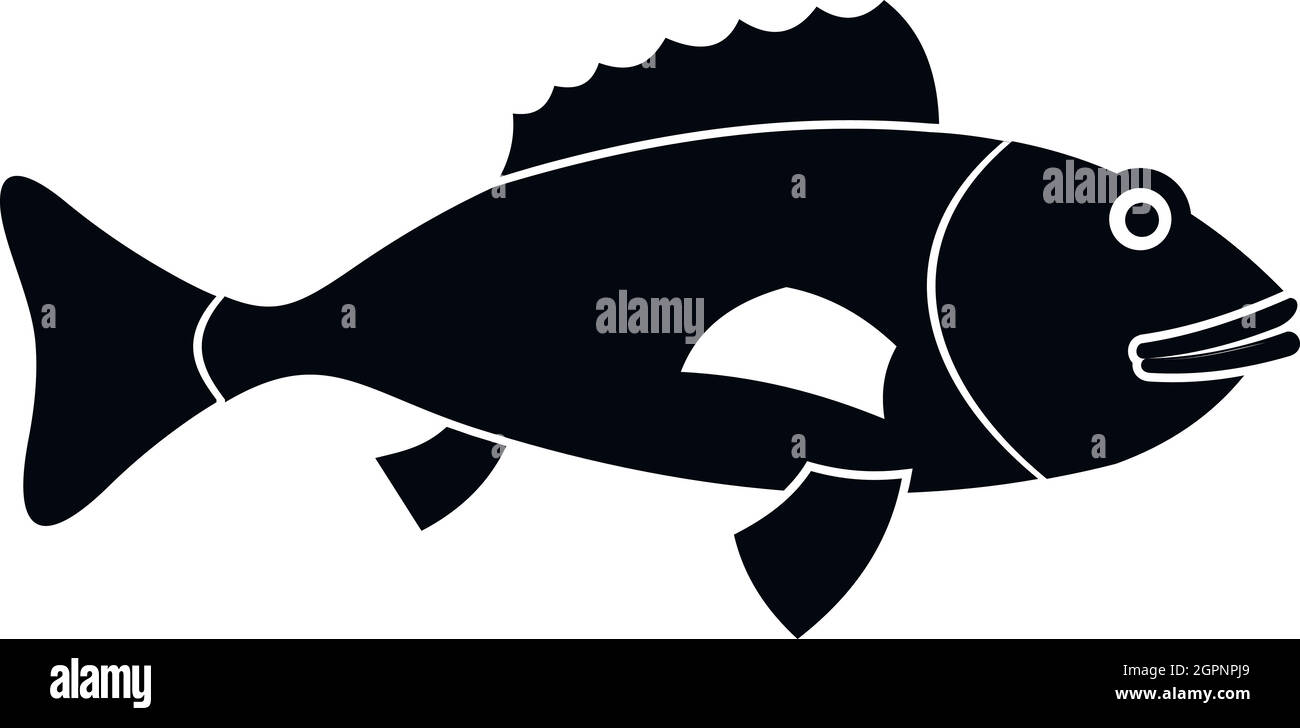 Simple fish logo hi-res stock photography and images - Alamy