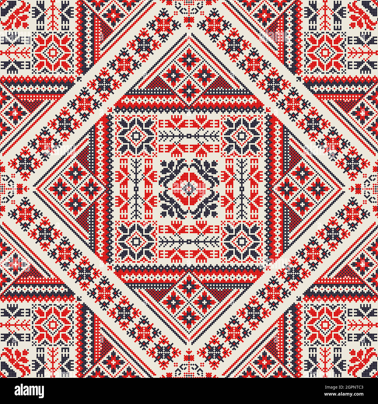 Romanian traditional pattern 151 Stock Vector Image & Art Alamy