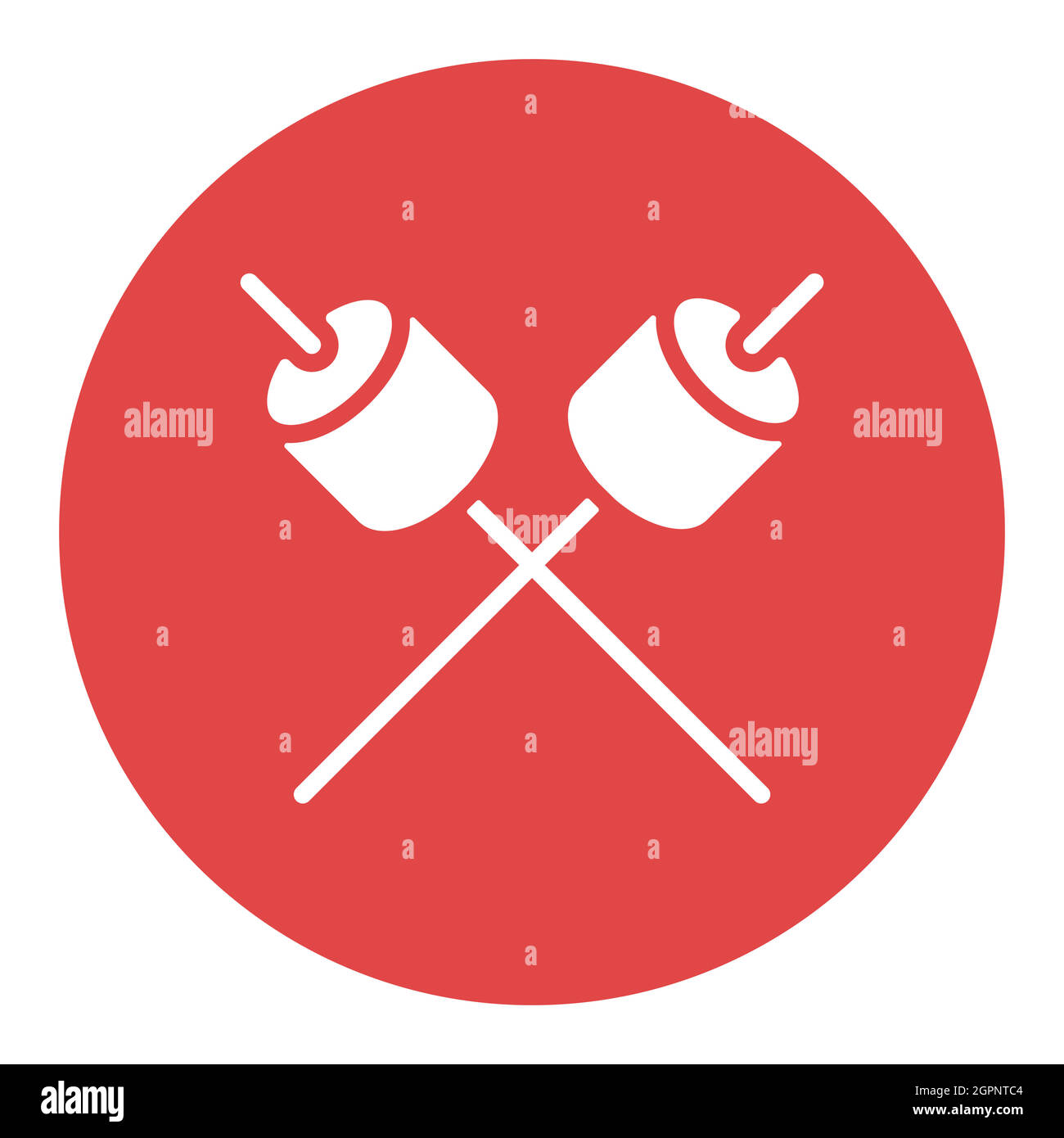Marshmallow icon symbol flat hi-res stock photography and images - Alamy