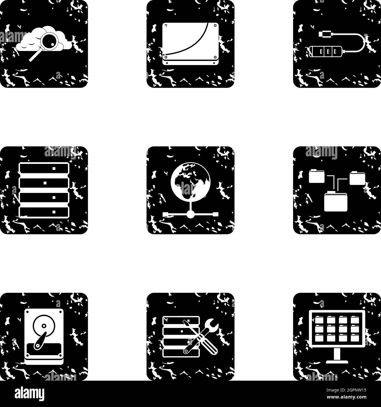 Computer data Stock Vector Images - Alamy