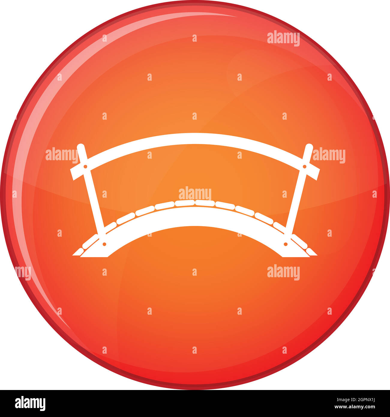 Bridge icon, flat style Stock Vector Image & Art - Alamy