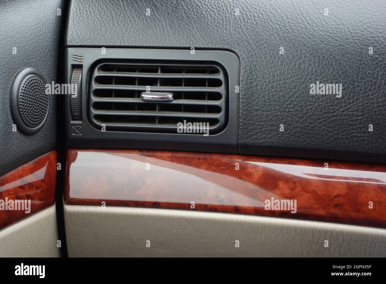 car air conditioner grid pane, Stock Photo