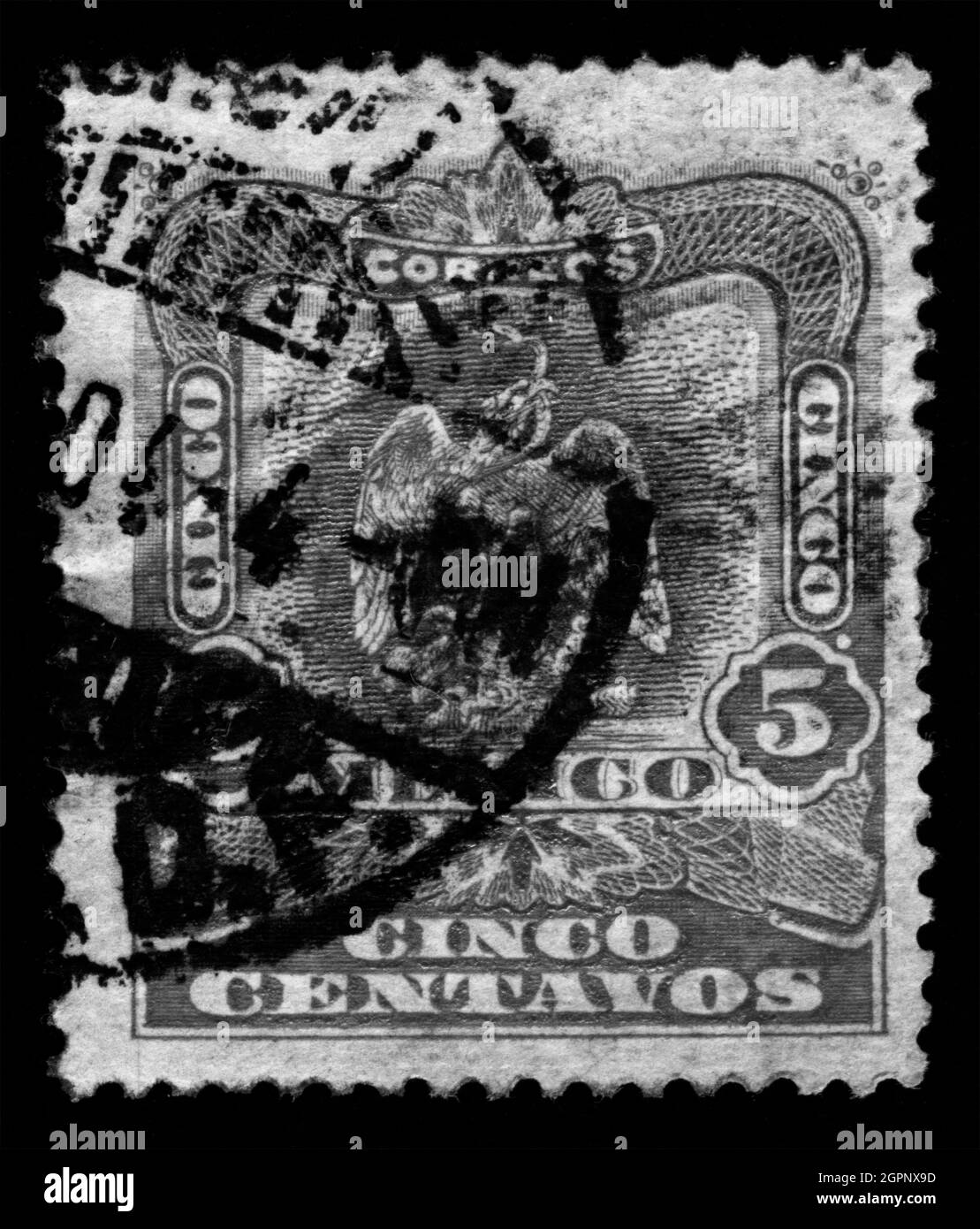 Stamp Print In Mexico Stock Photo Alamy   Stamp Print In Mexico 2GPNX9D 