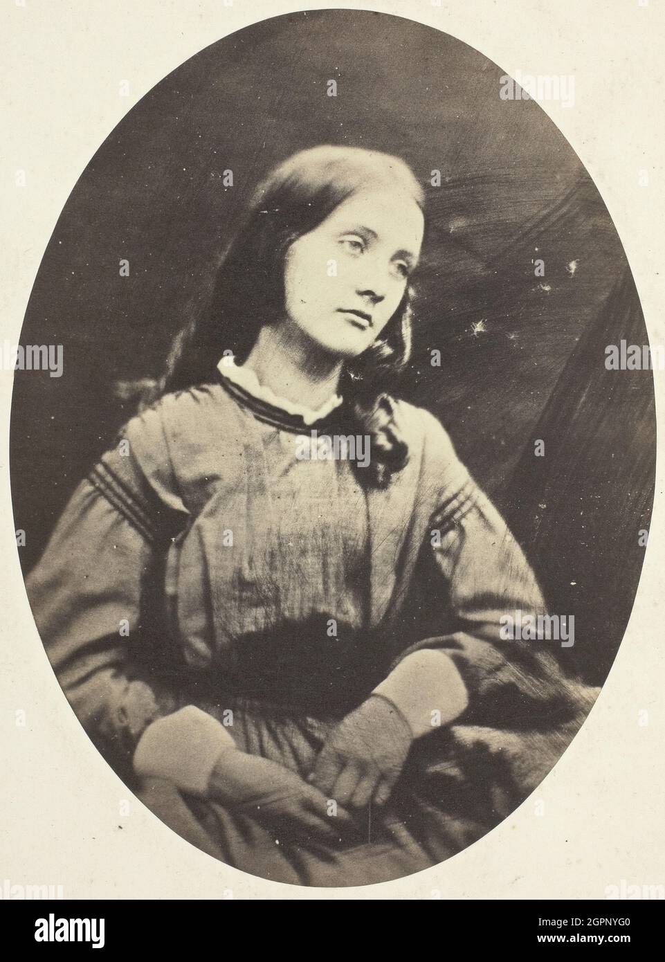 Julia Jackson, 1864/65. Albumen print. Attributed to Oscar Rejlander. Stock Photo