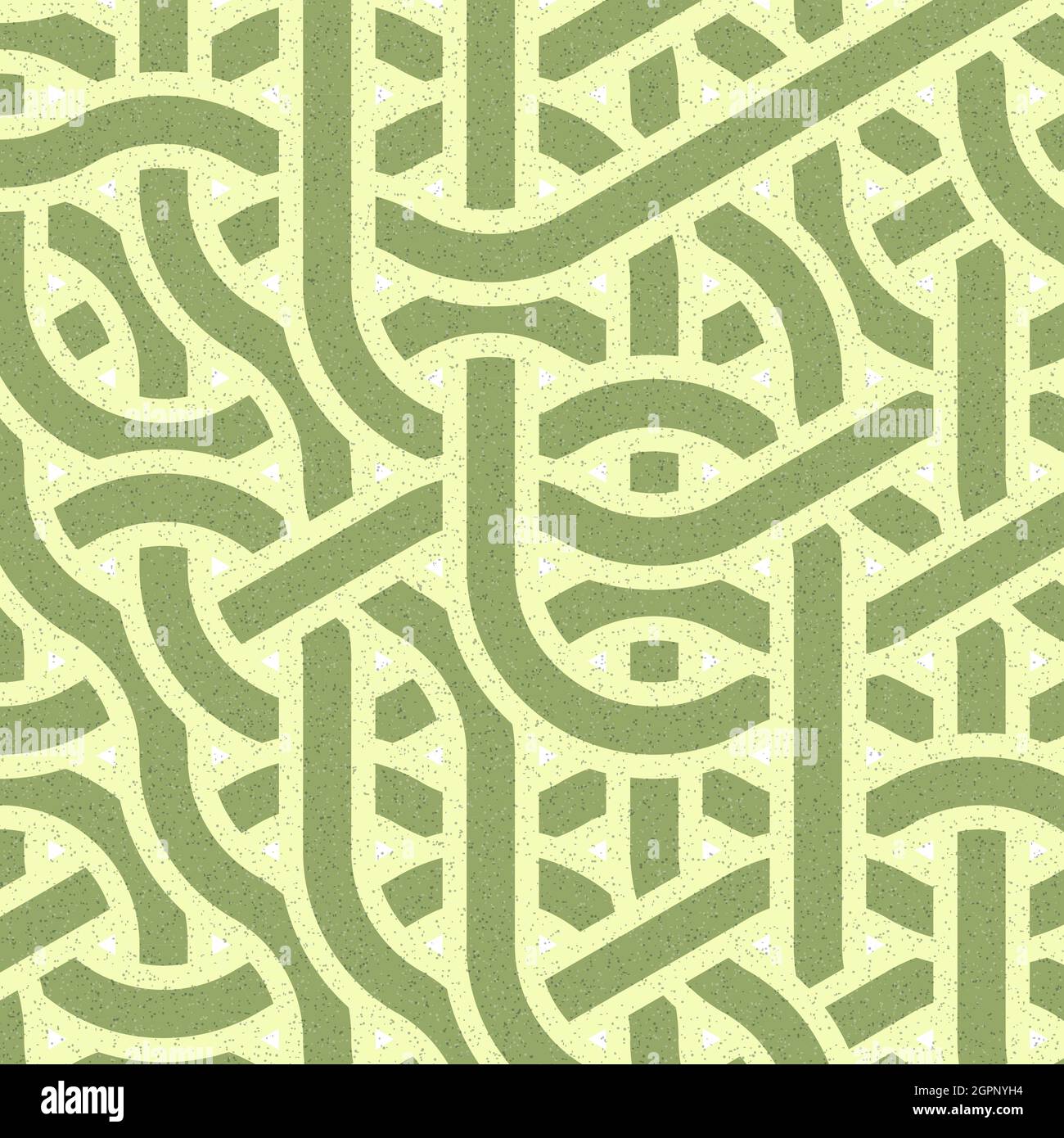 Computer-generated Hexagon Tile Connection art background design illustration Stock Vector