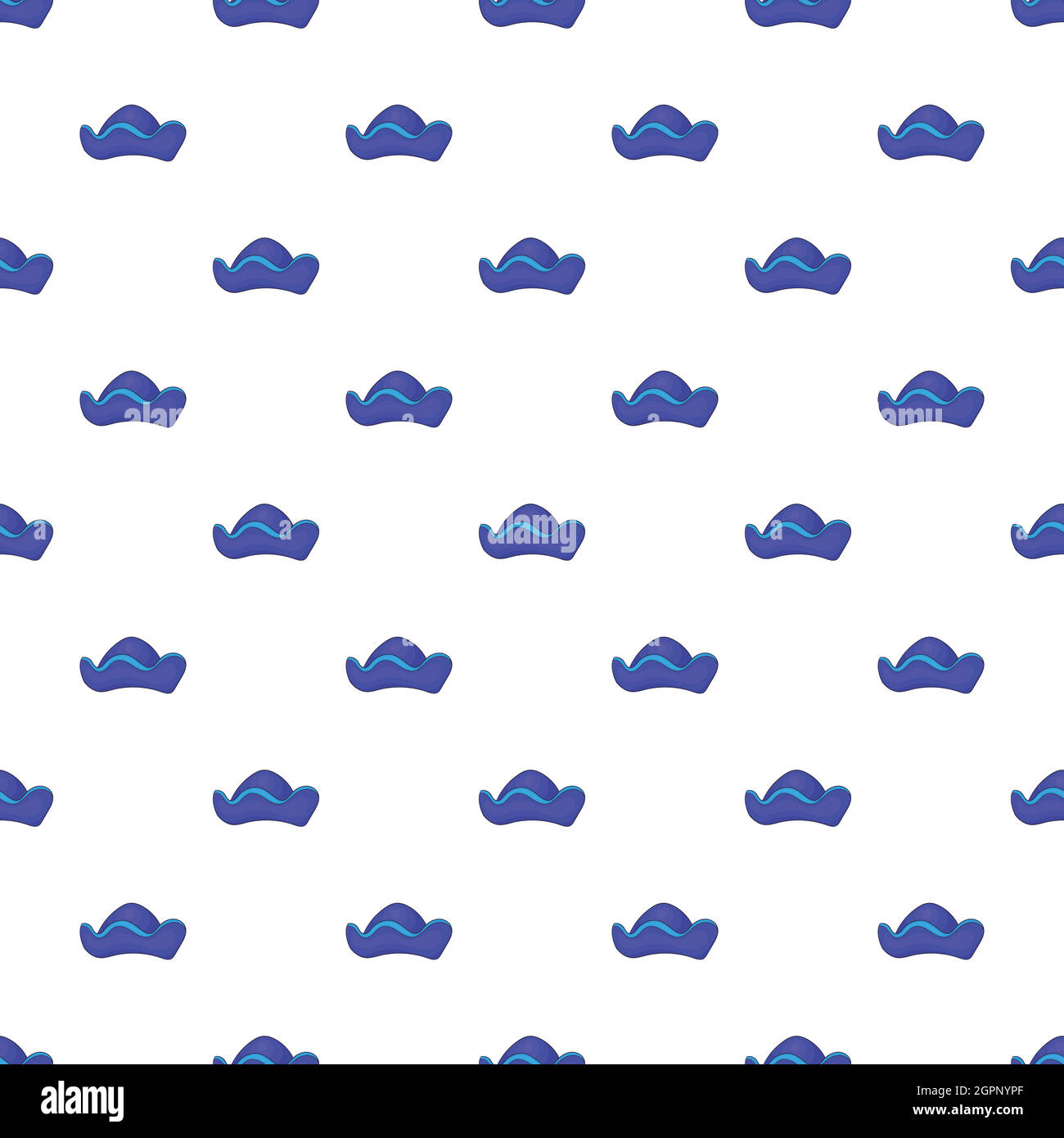 Pirate hat pattern, cartoon style Stock Vector Image & Art - Alamy