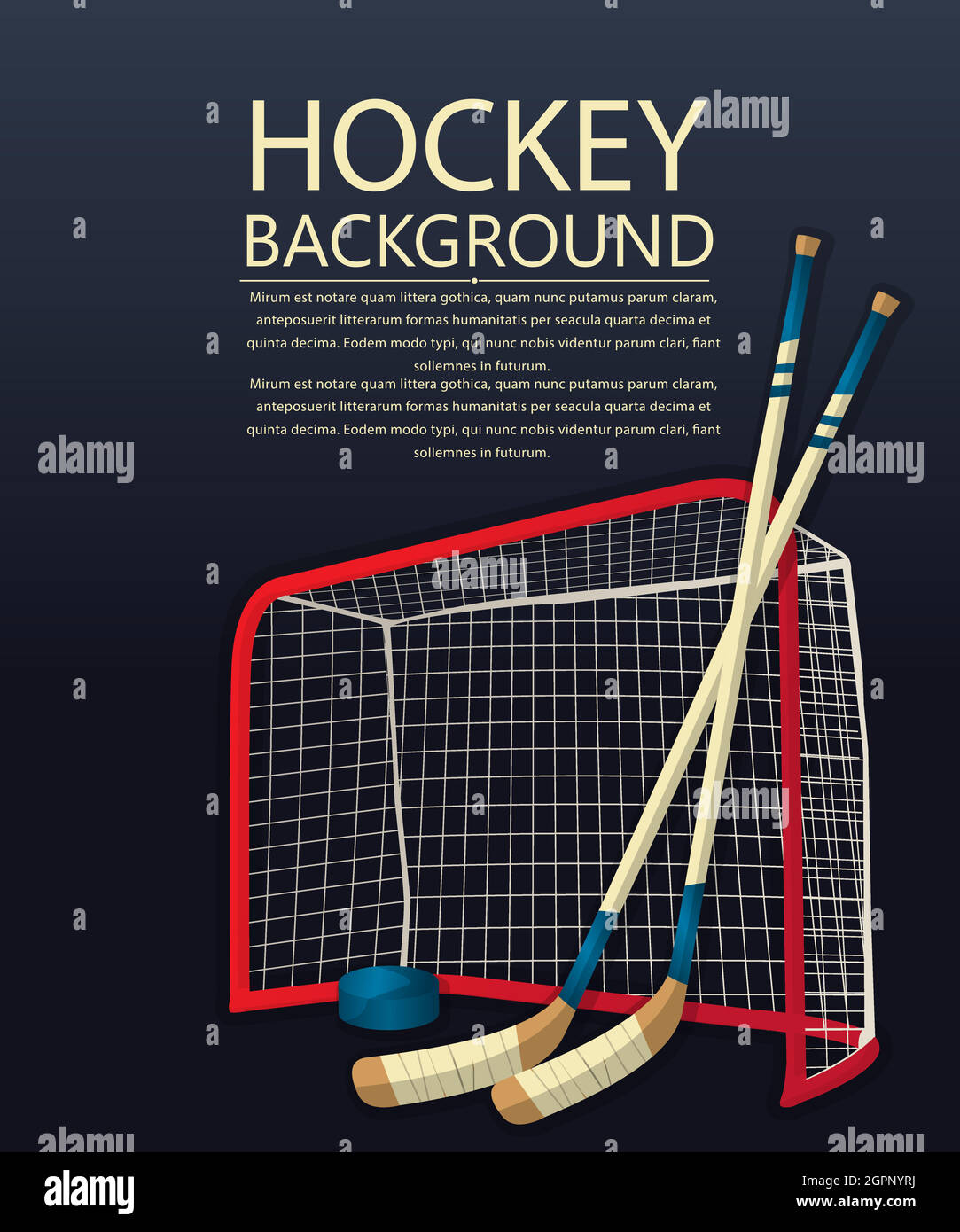 Hockey vector template Stock Vector Image & Art Alamy