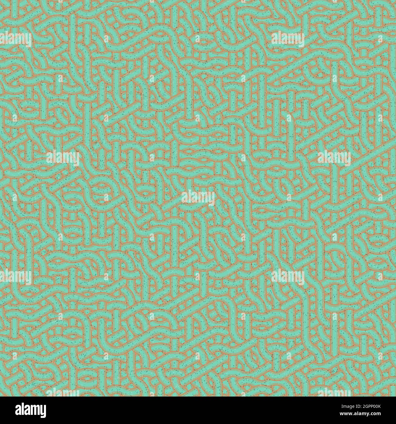 Computer-generated Hexagon Tile Connection art background design illustration Stock Vector