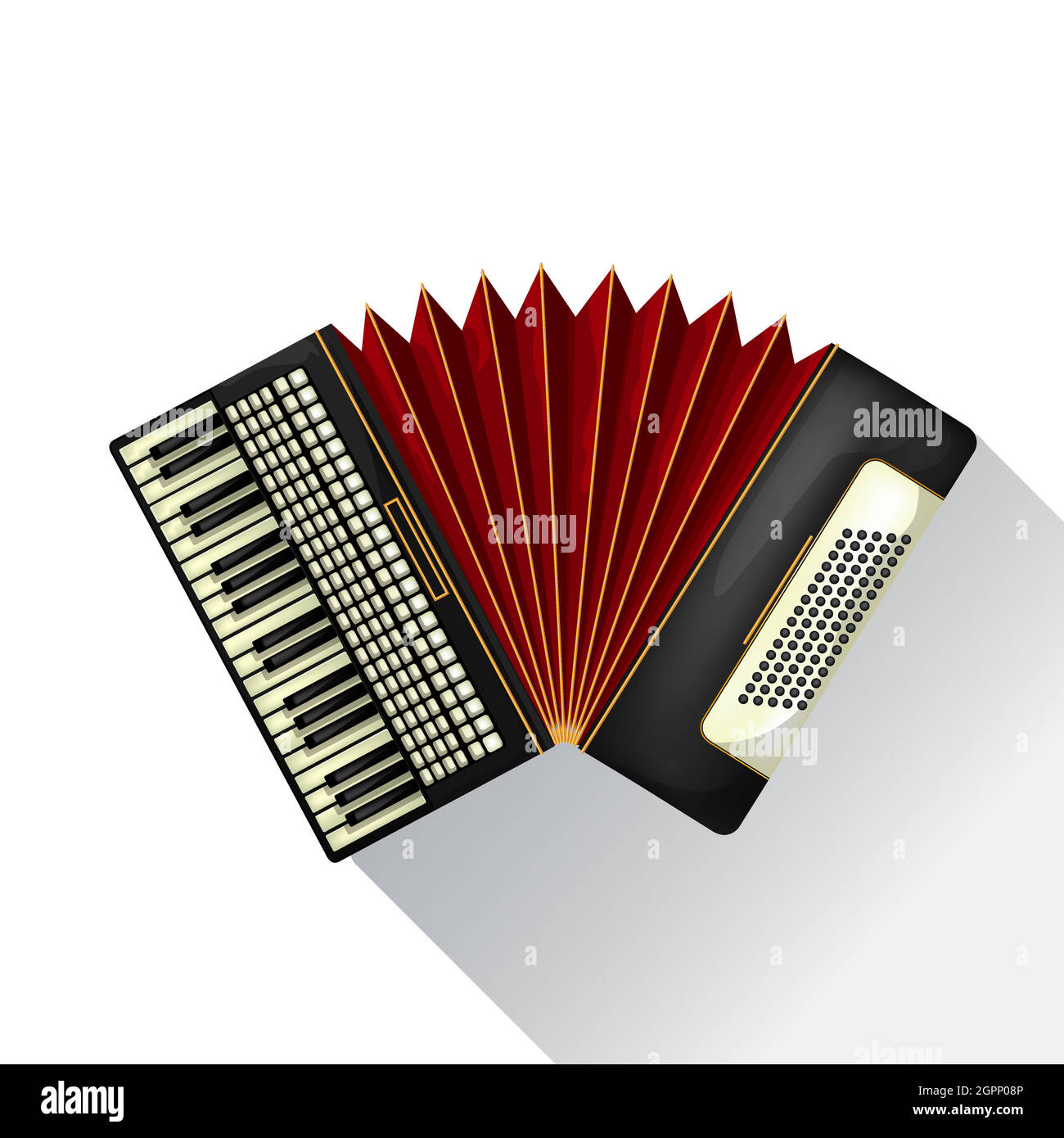 Vector accordion instrument Stock Vector Image & Art - Alamy