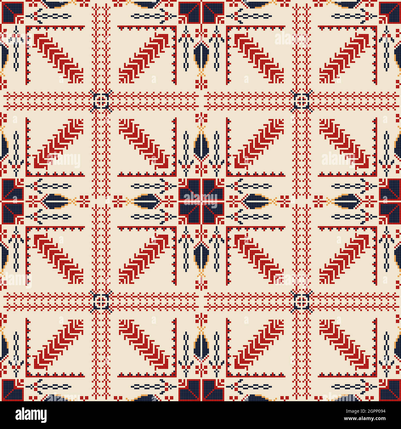 Palestinian embroidery pattern 201 Stock Vector Image &amp; Art - Alamy