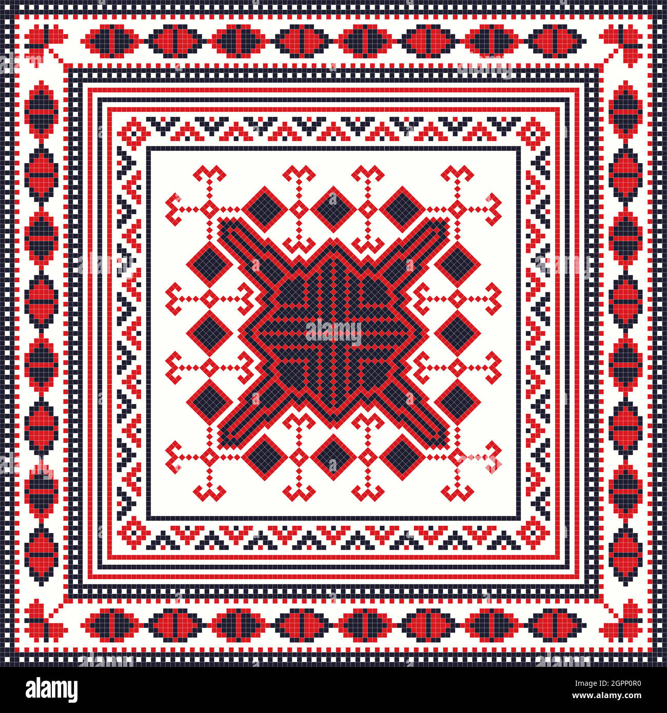 Romanian traditional pattern 83 Stock Vector Image & Art - Alamy