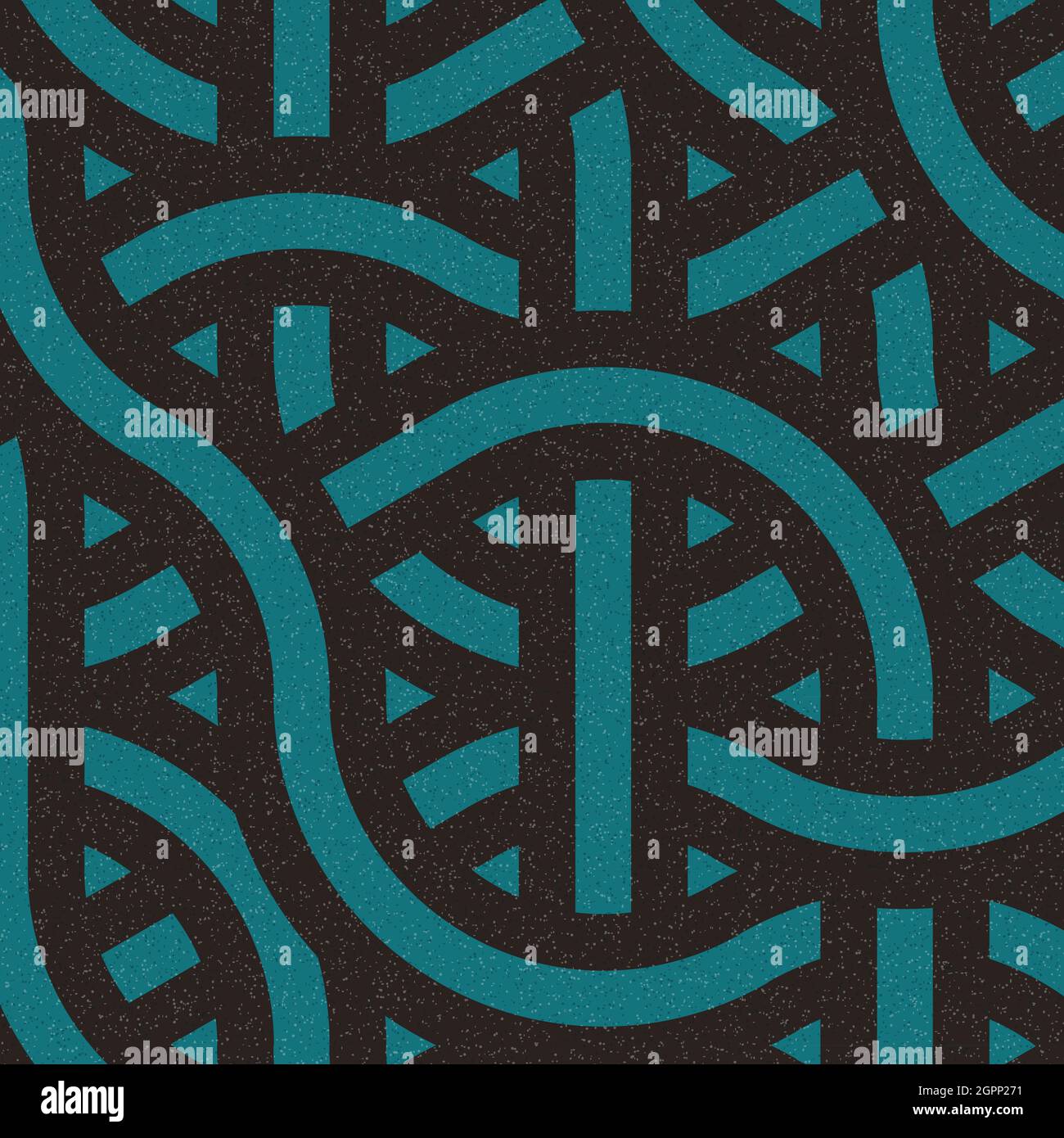 Computer-generated Hexagon Tile Connection art background design illustration Stock Vector