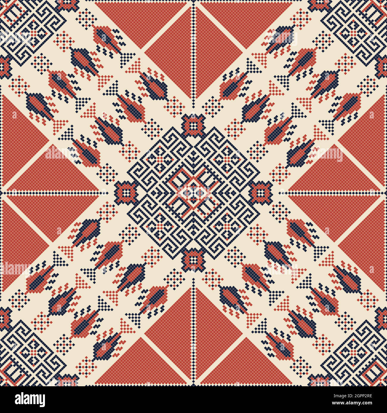 Palestinian embroidery pattern Stock Vector Image &amp; Art - Alamy