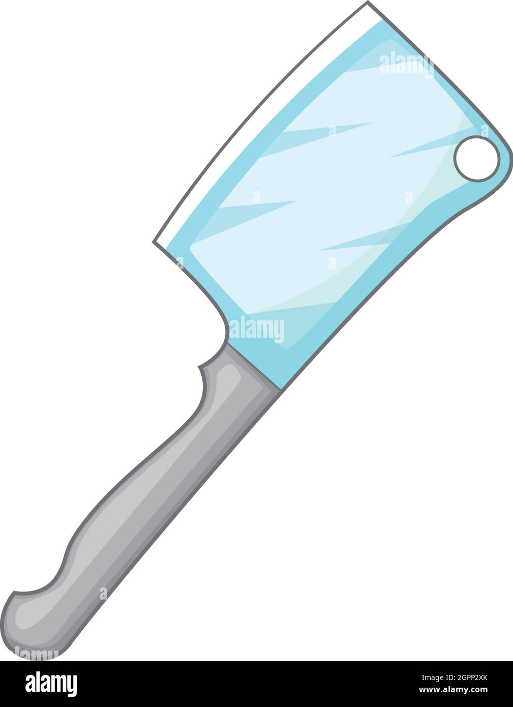 Big kitchen knife icon, cartoon style Stock Vector Image & Art Alamy