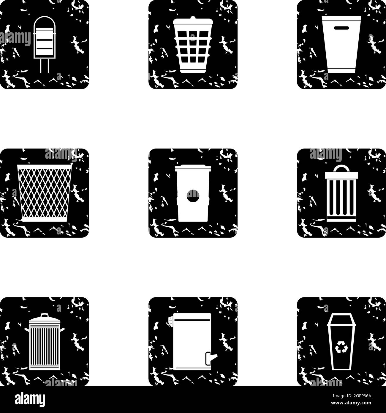 Garbage collection image Stock Vector Images - Alamy