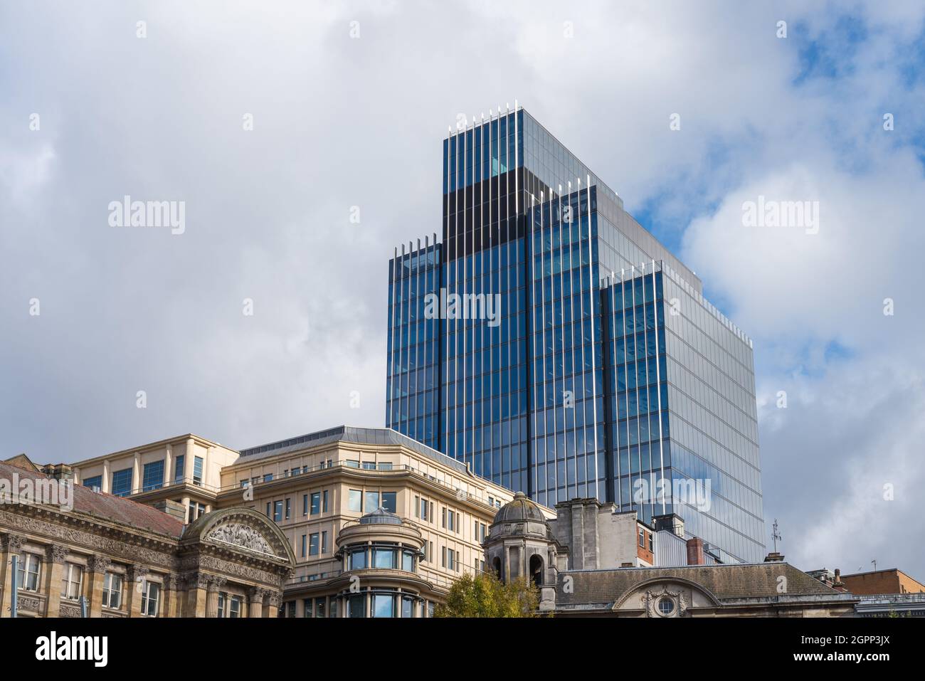 103 Colmore Row is a new office building in Birmingham city centre Stock Photo