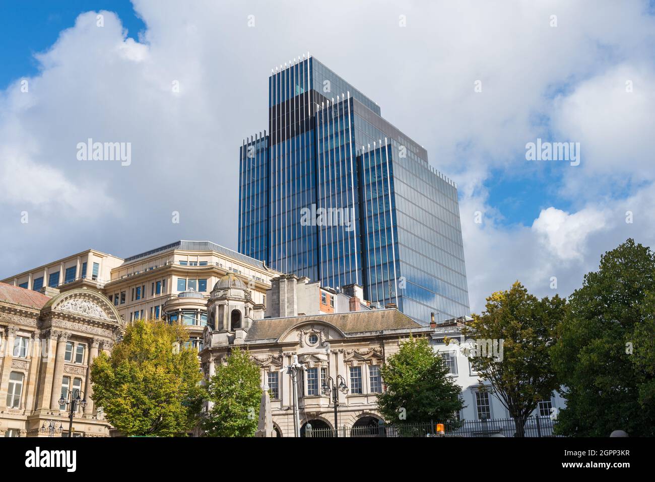 103 Colmore Row is a new office building in Birmingham city centre Stock Photo