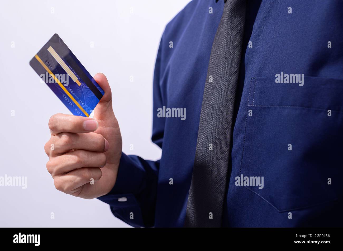 Business people hold credit cards Stock Photo - Alamy