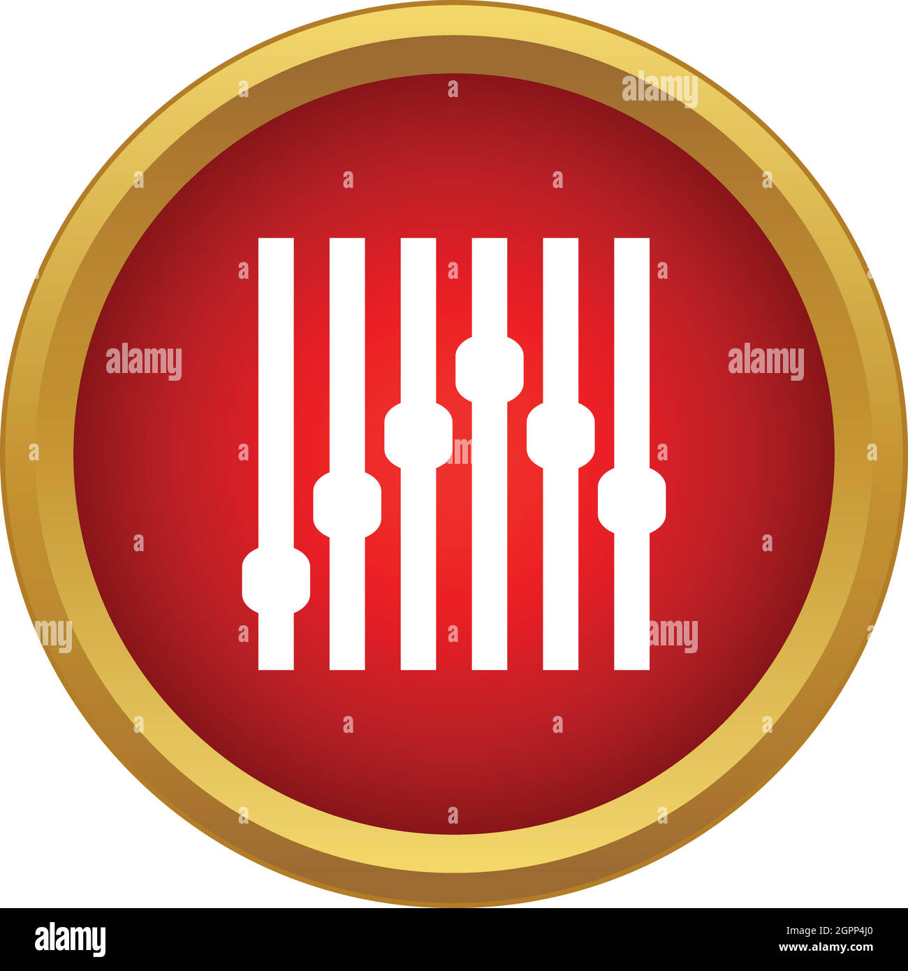 Volume level icon in simple style Stock Vector Image & Art - Alamy