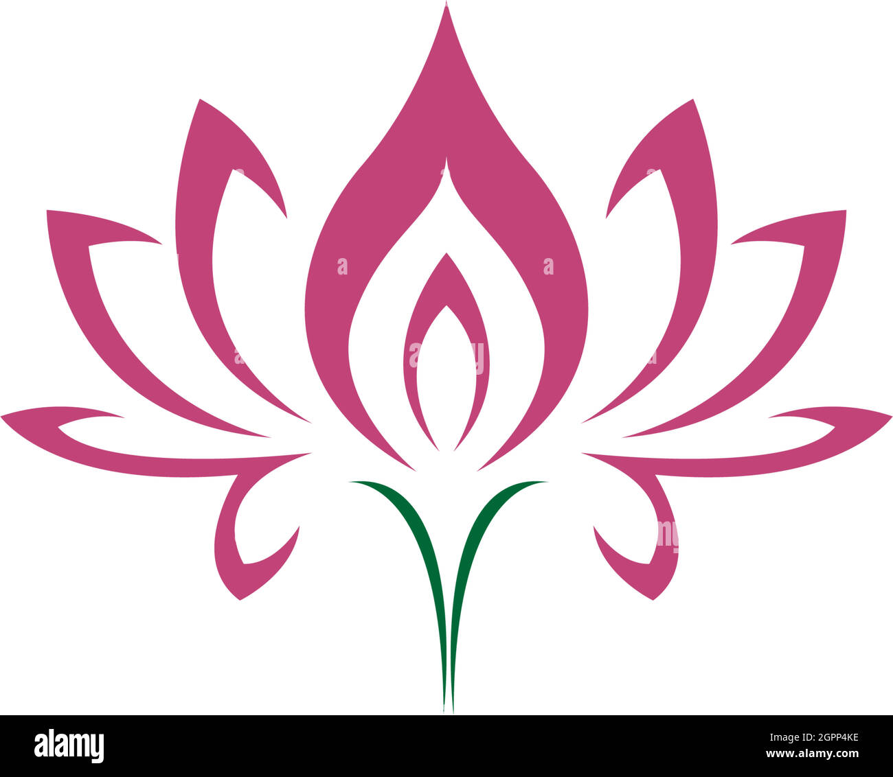 Beauty Lotus flowers logo icon design template Stock Vector Image & Art ...