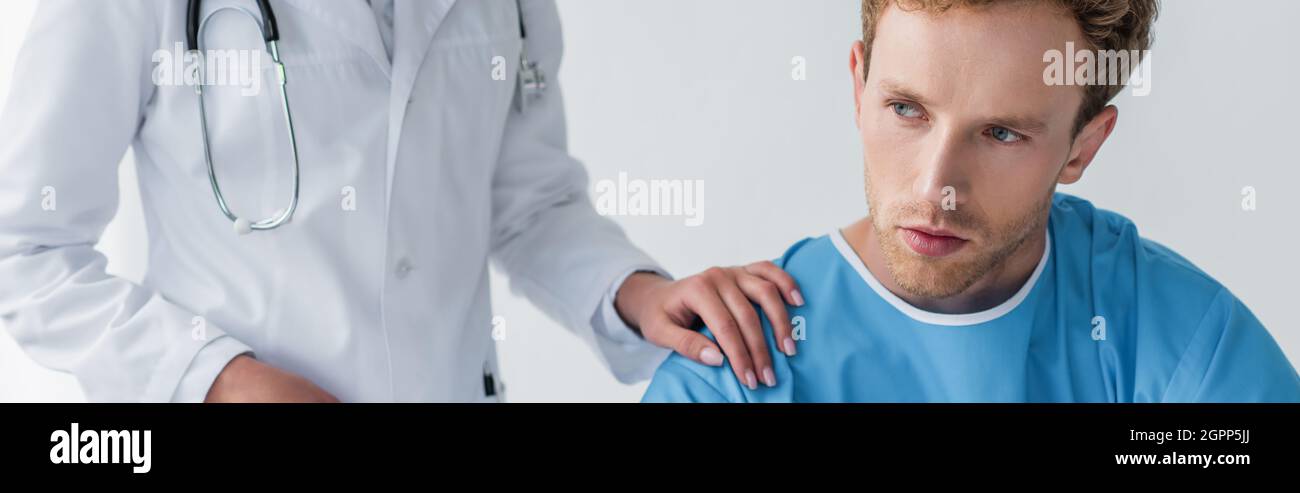 Upset patient gown hi-res stock photography and images - Alamy