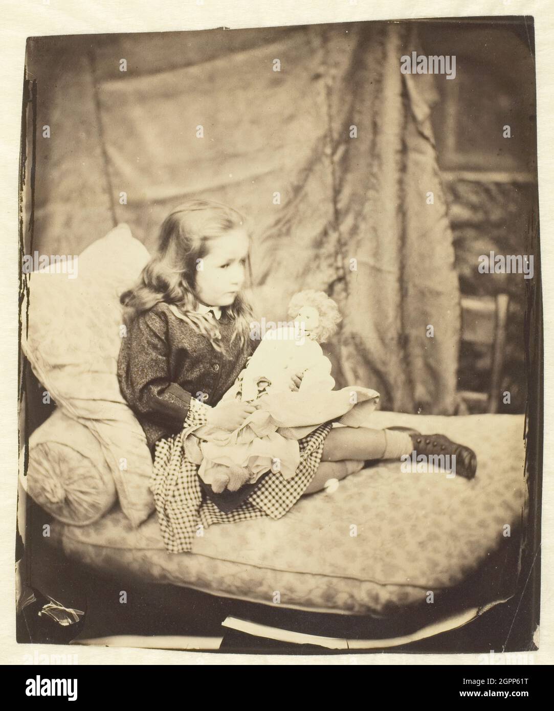 Margaret Frances Langton Clarke, September 1864. Albumen print. Stock Photo