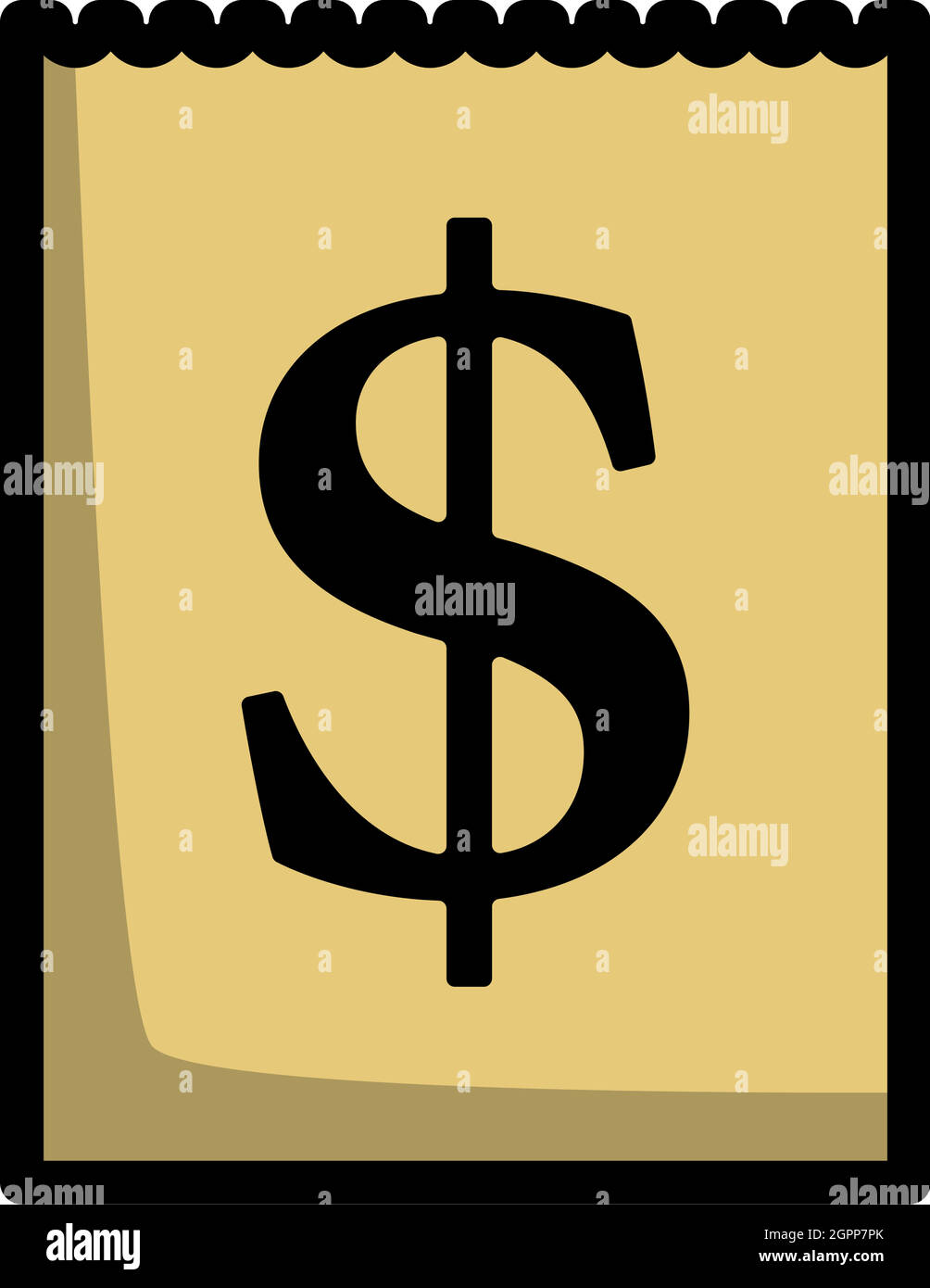 Dollar Calendar Icon Stock Vector