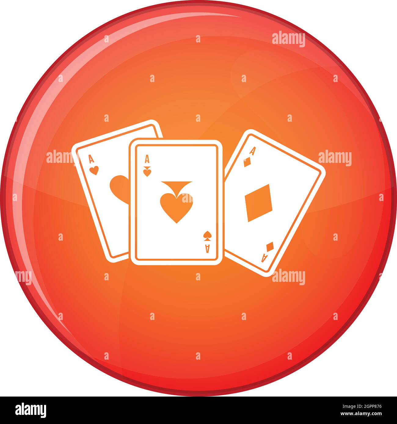Playing cards icon, flat style Stock Vector Image & Art Alamy