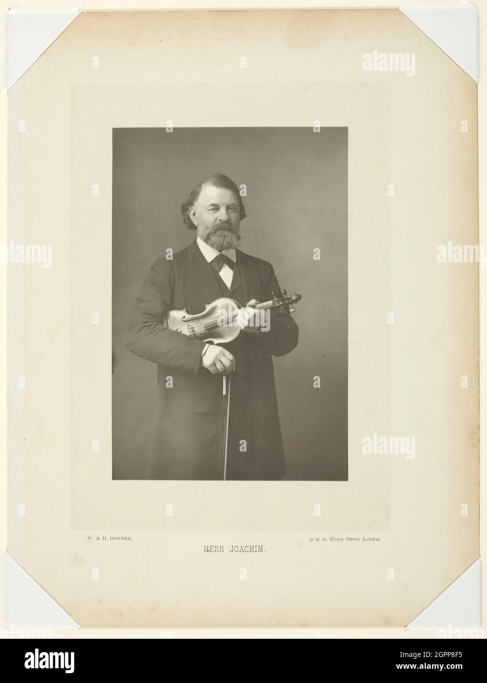 Herr Joseph Joachim, 1885. [Portrait of Joseph Joachim, Hungarian