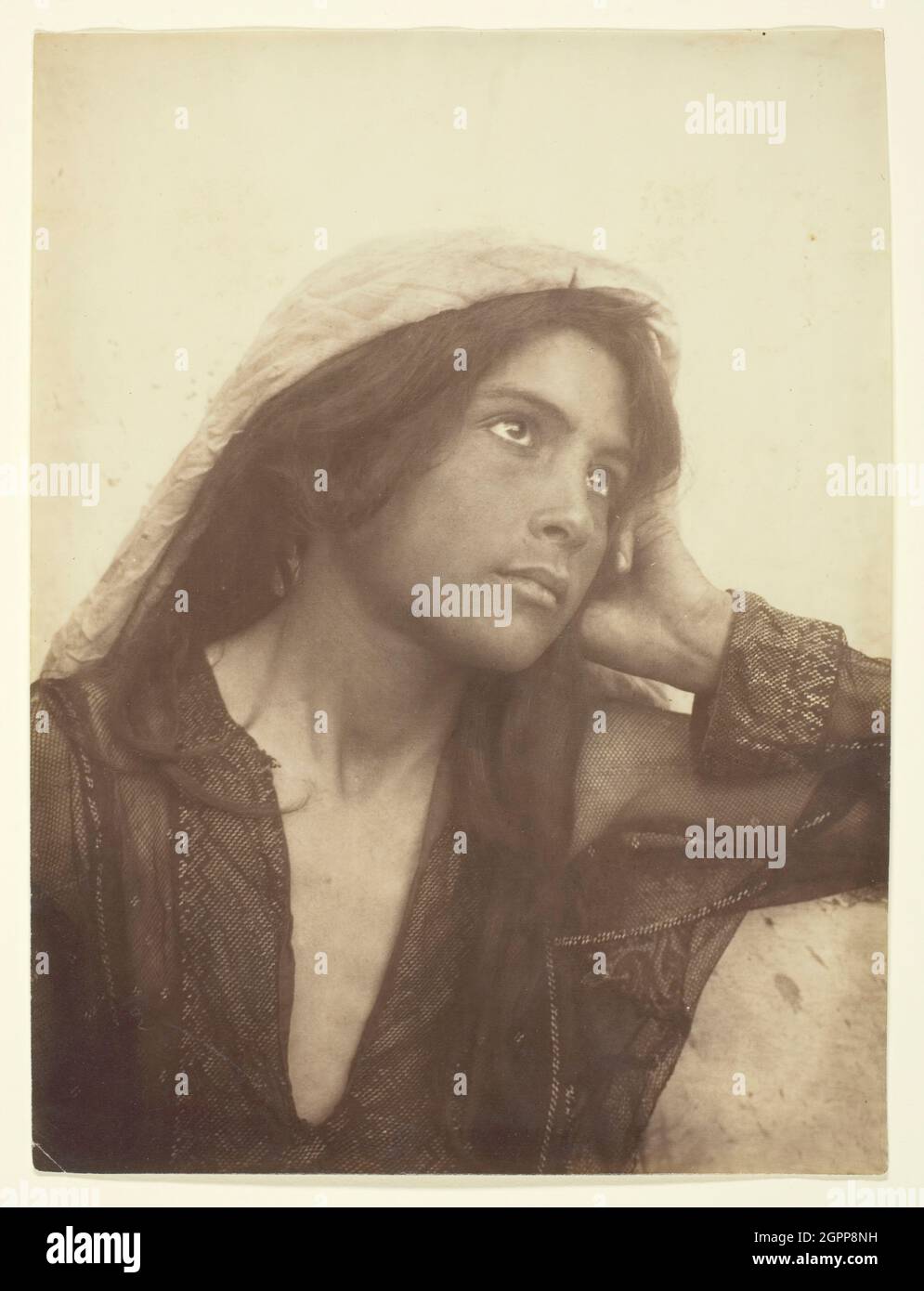 Untitled [young woman], c. 1890. Albumen print. Stock Photo