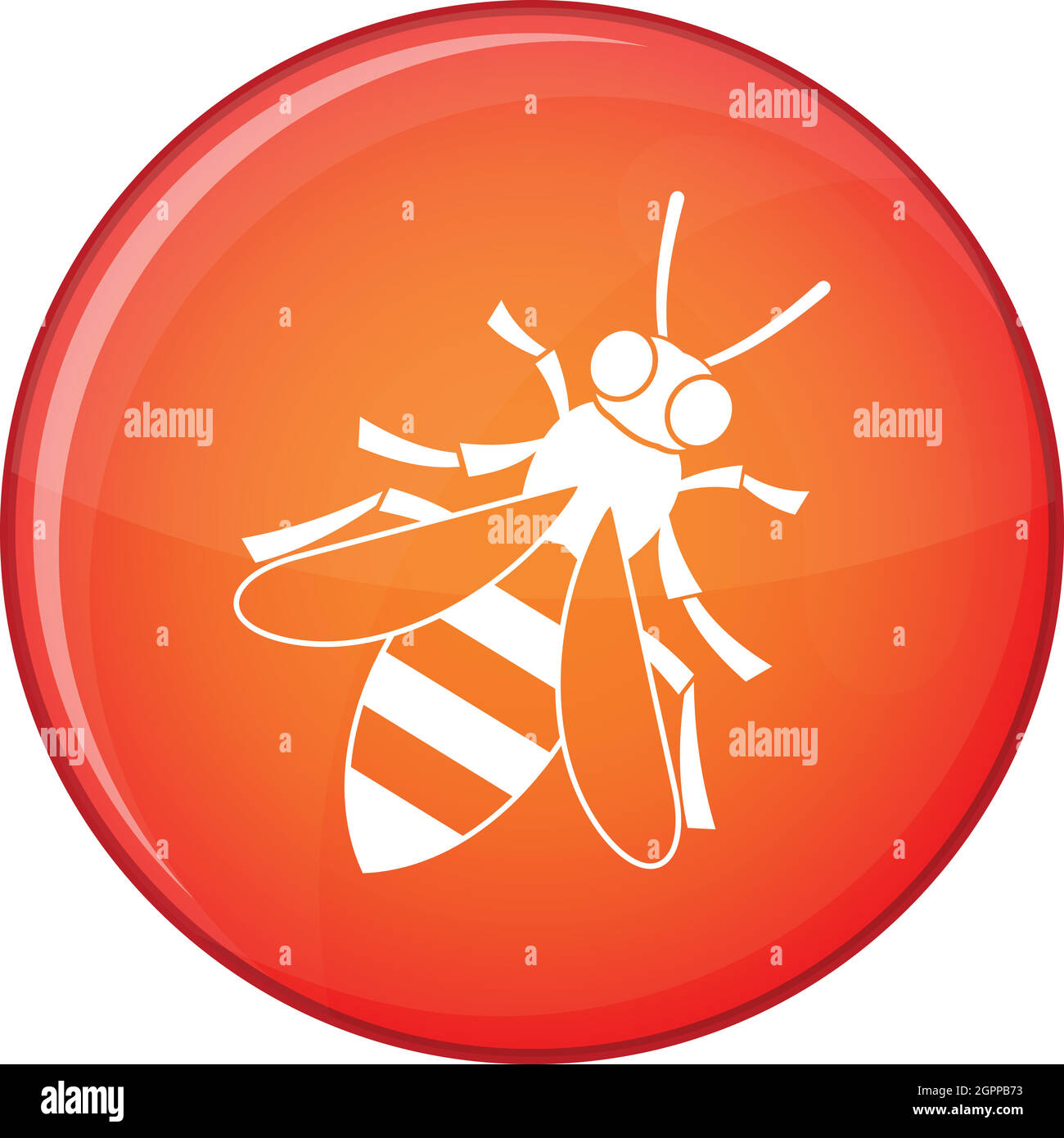 Honey bee icon, flat style Stock Vector Image & Art - Alamy